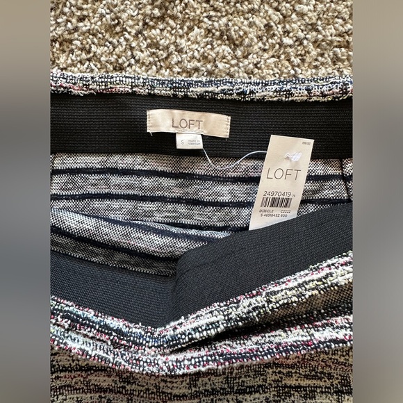 NWT LOFT Faux Wrap Tie Waist Mini Skirt, Small - Picture 5 of 5